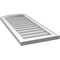 Ekena Millwork Arch Top Surface Mount PVC Gable Vent: Functional, w/ 2"W x 1-1/2"P Brickmould Frame, 16"W x 36"H GVPAR16X3602SF - alternate 5